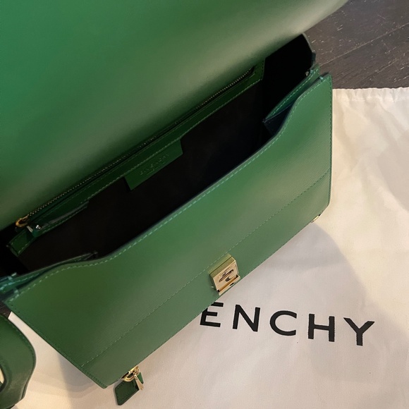 Givenchy Green Leather medium Pandora Box Bag shoulder bag with dust bag - Picture 9 of 16